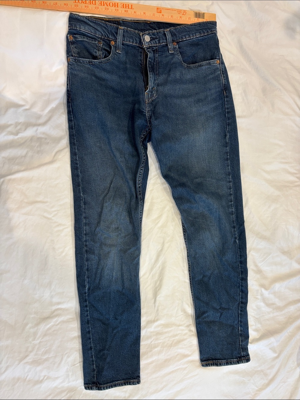 Slim Straight Men's Jeans in Dark Blue